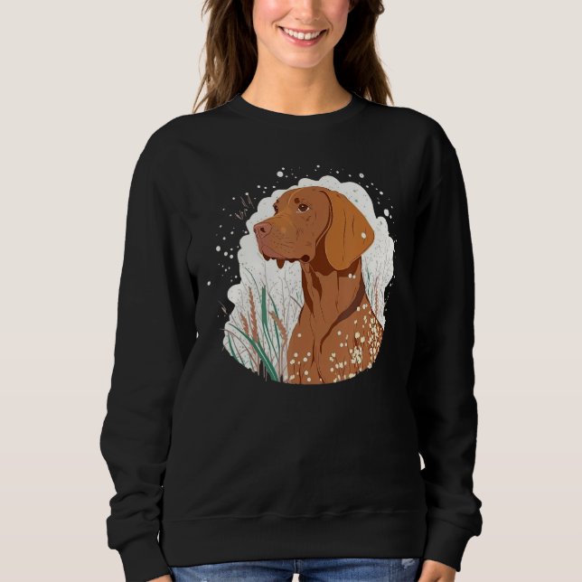 Sudadera Cute Vizsla Dog on Vizsla Lover_3 (Anverso)