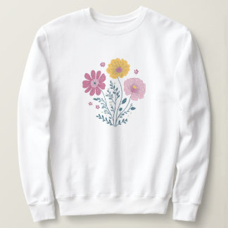 Sudadera Cute Watercolor Florals