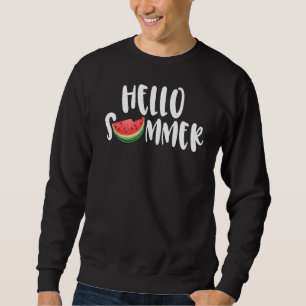 Sudadera Cute Watermelon Hello Summer Fruit Vintage Vacatio