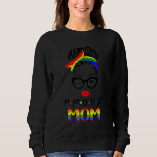 Sudadera Cute Wink Eyes Lady Orgullo Mamá Lgbt Orgullo