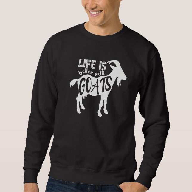 Sudadera Cute With Goats Farm Animal (Anverso)