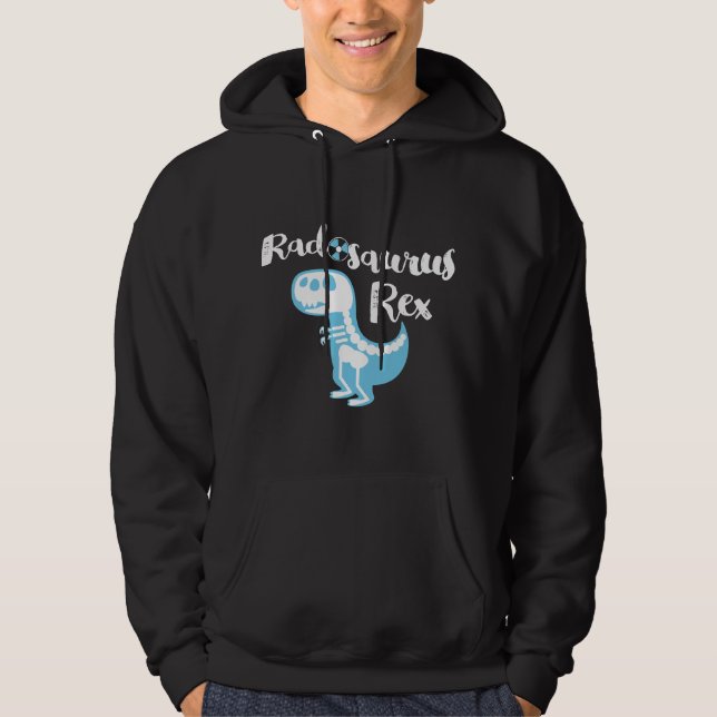 Sudadera Cute X-Ray Tech T, Radiology Dinosaur Graphic Gift (Anverso)