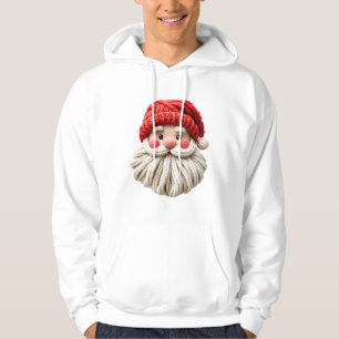 Sudadera Cute Yarn Santa Cara de Navidad