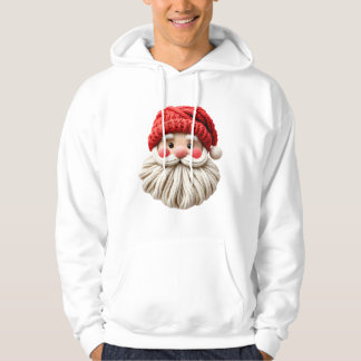 Sudadera Cute Yarn Santa Christmas Face
