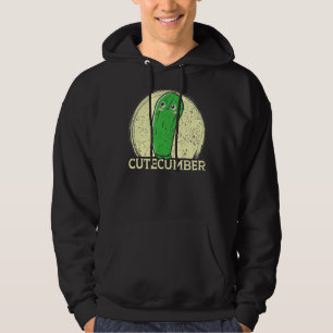 Sudadera Cutecumber Cucumber Vegetable Planta Vegetariano V
