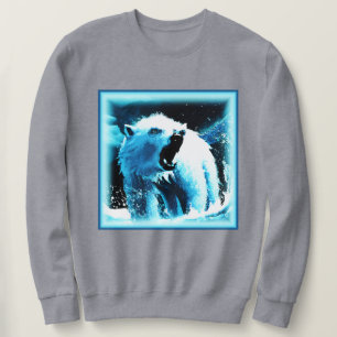 Sudadera Cutícula "Oso Polar Enojado". ¡Hazte con una en Za