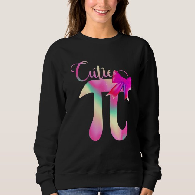 Sudadera Cutie Pi Happy Pi Day Bow Tie Number Math Studen (Anverso)