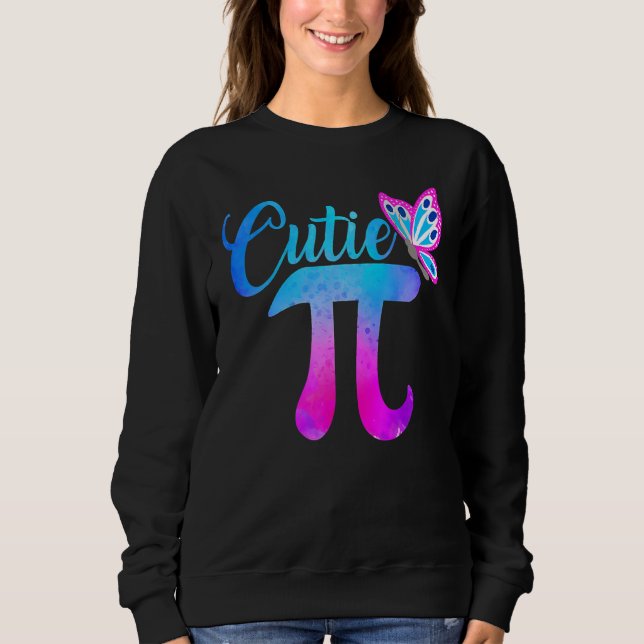 Sudadera Cutie Pi Math Pie Mariposa Adorable (Anverso)