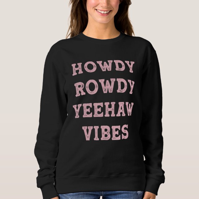 Sudadera Cuto Boho estético Southern Cowgirl Country Music (Anverso)