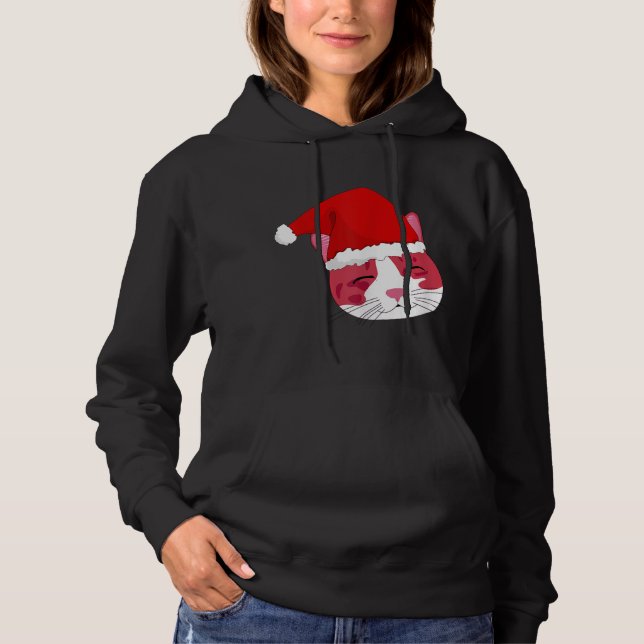 Sudadera Cuto gato de Navidad (Anverso)