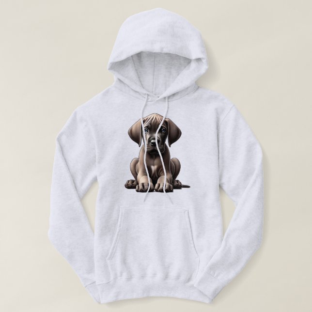 Sudadera Cuto gran dane puppy (Diseño del anverso)