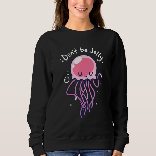 Sudadera Cuto no sea gelly celoso medusa rosa (Anverso)