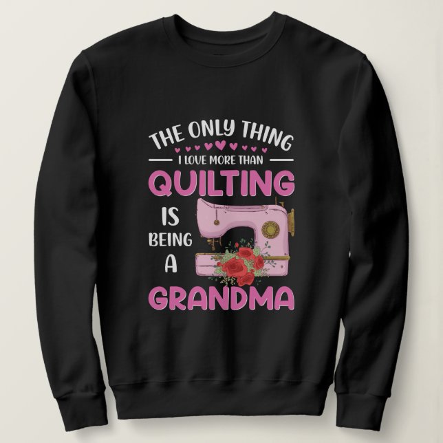 Sudadera Cuto tejido Arte de palabras de la abuela (Anverso del diseño)