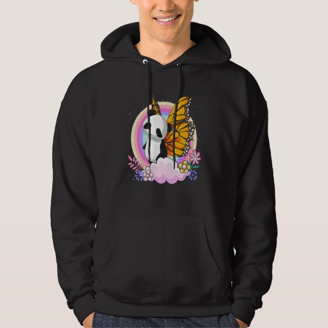 Sudadera Cuto zoológico animal fantasía mariposa arcoiris p (Anverso)
