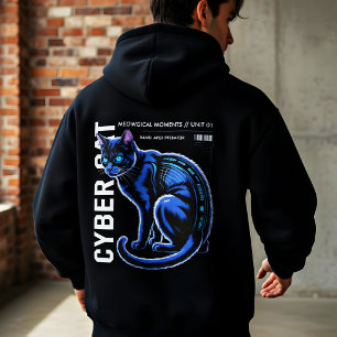 Sudadera Cyber Cat Apex Predator — Gif para amantes de gato