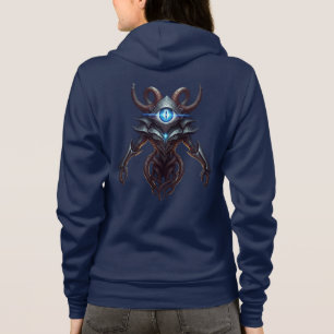 Sudadera Cyber-Mage Oracle Drone Dark Fantasy Hoodie