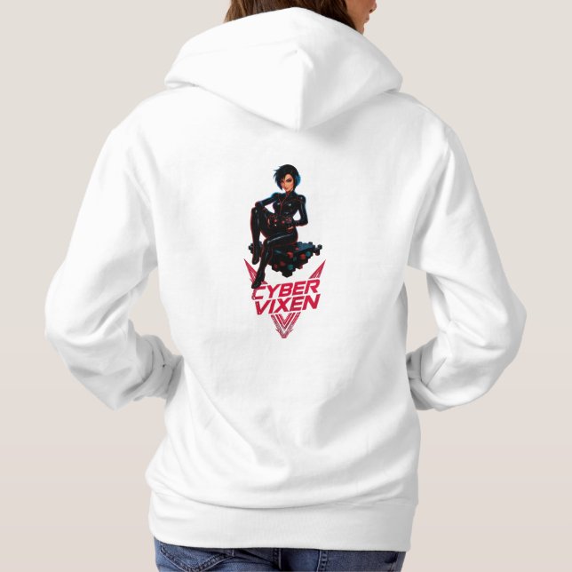 Sudadera Cyber Vixen Gamer Girl Gaming Graphic - Video Game (Reverso)