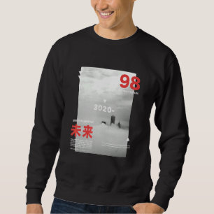 Sudadera Cyberpunk Calle japonesa Tokio Streetwear Aesthet