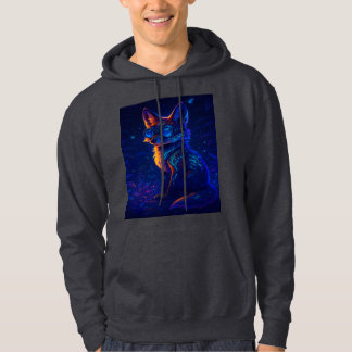 Sudadera Cyberpunk Fox en la jungla de Neon - Futurista bri