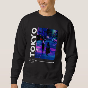 Sudadera Cyberpunk japonés: moda de calle en Tokio