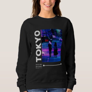 Sudadera Cyberpunk japonés: moda de calle en Tokio