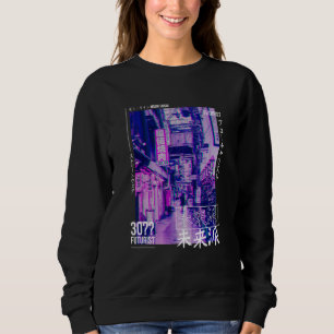 Sudadera Cyberpunk japonés: moda de calle en Tokio