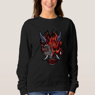 Sudadera Cyberpunk Oni Demon El Diablo Japonés 1