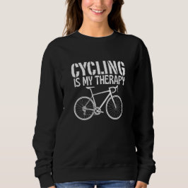 Sudadera cycling is my therapy