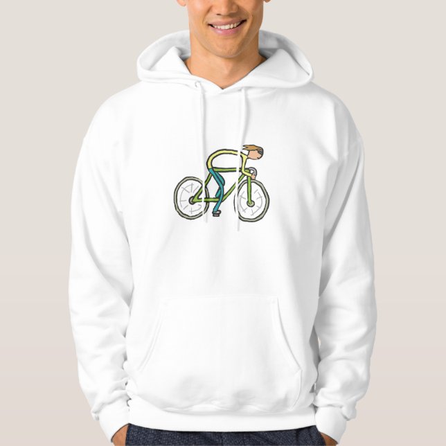Sudadera Cycling Stickman (Anverso)