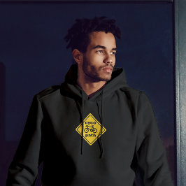 Sudadera Cycopath divertida señal de carretera para sudader