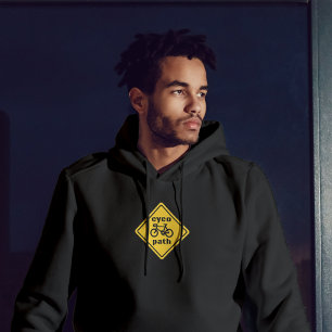 Sudadera Cycopath divertida señal de carretera para sudader