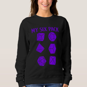 Sudadera D20 Dice Rpg Dragons Gamer Cheque Mi Six Pack D