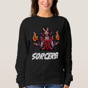 Sudadera D20 Rpg Dragons Tabletop Dungeon Clase Sorcerer