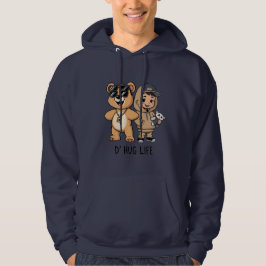 Sudadera D’ Hug Life Funny Teddy Bear Gangster Hoodie