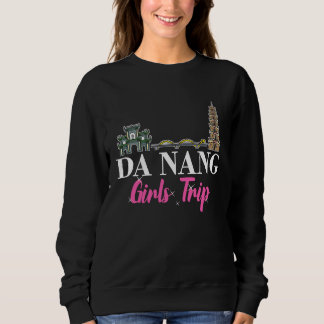 Sudadera Da Nang Vietnam city skyline map travel