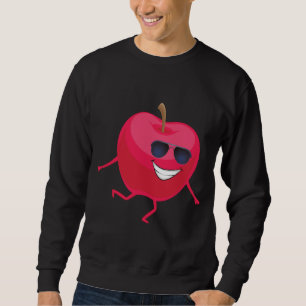 Sudadera Dab Apple Dancing Dabbing Apple Fruto