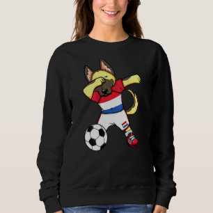 Sudadera Dab German Shepherd Países Bajos Soccer Fans Jerse