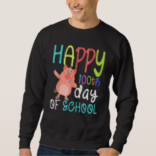 Sudadera Dab Pig Cute Farm Animal Feliz 100° Día De La Escu