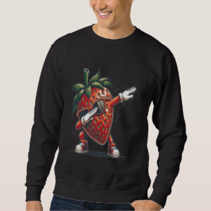 Sudadera Dab Strawberry Dancing Dabbing Fruto de fresa