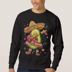 Sudadera Dabbing Aguacate Cinco De Mayo Divertido Poncho Me
