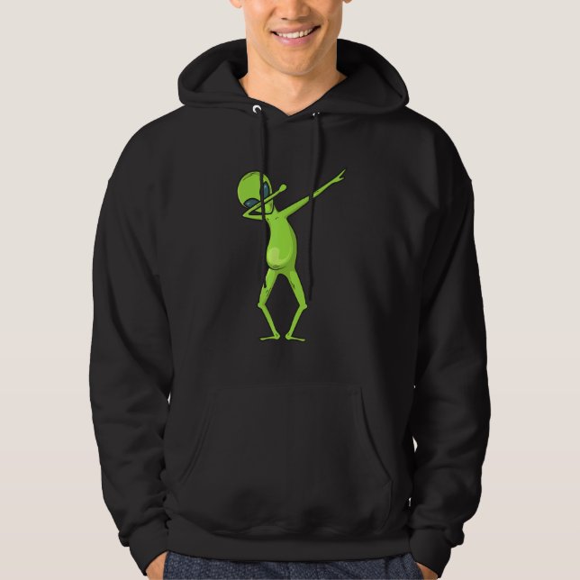 Sudadera Dabbing Alien Cun Espacio Ultraterrestre Dabber Uf (Anverso)