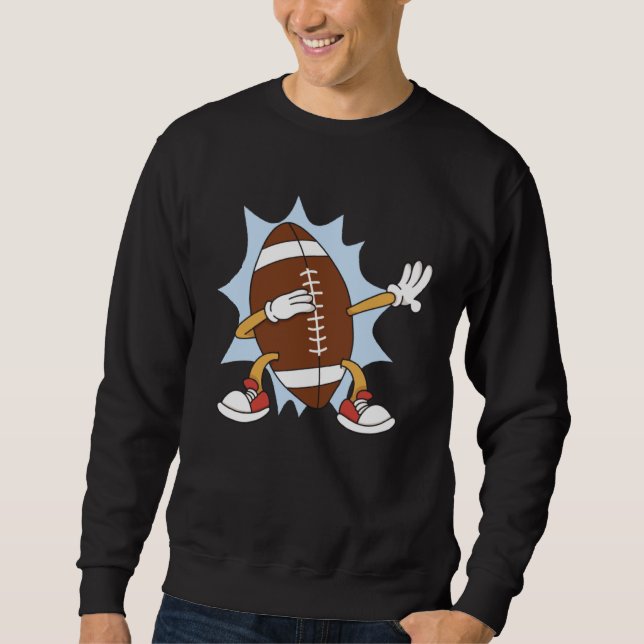 Sudadera Dabbing American football team sport quarterback p (Anverso)
