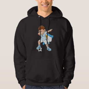 Sudadera Dabbing Argentina Niño Bandera de Fútbol Argentina