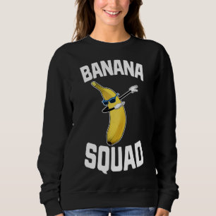 Sudadera Dabbing Banana Squad Fundido Fruta Ríptica Amarill