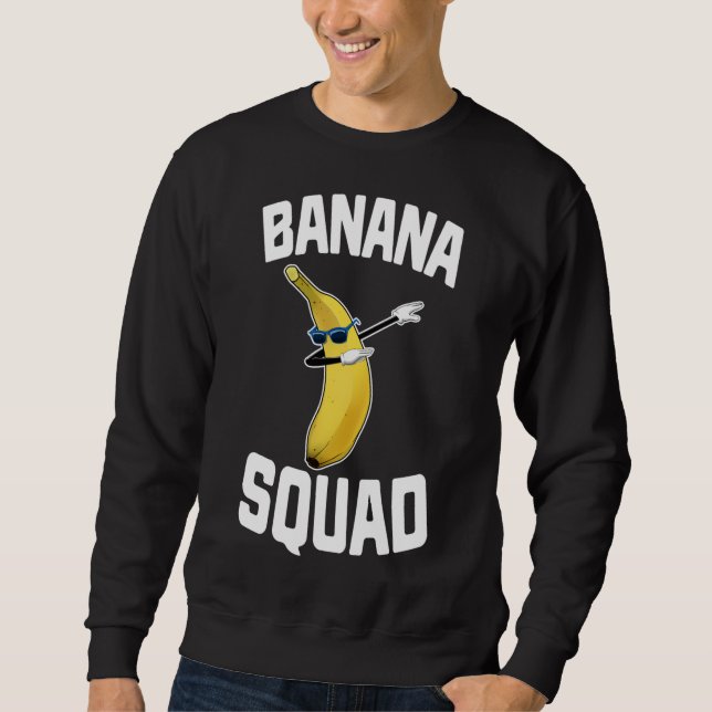 Sudadera Dabbing Banana Squad Fundido Fruta Ríptica Amarill (Anverso)