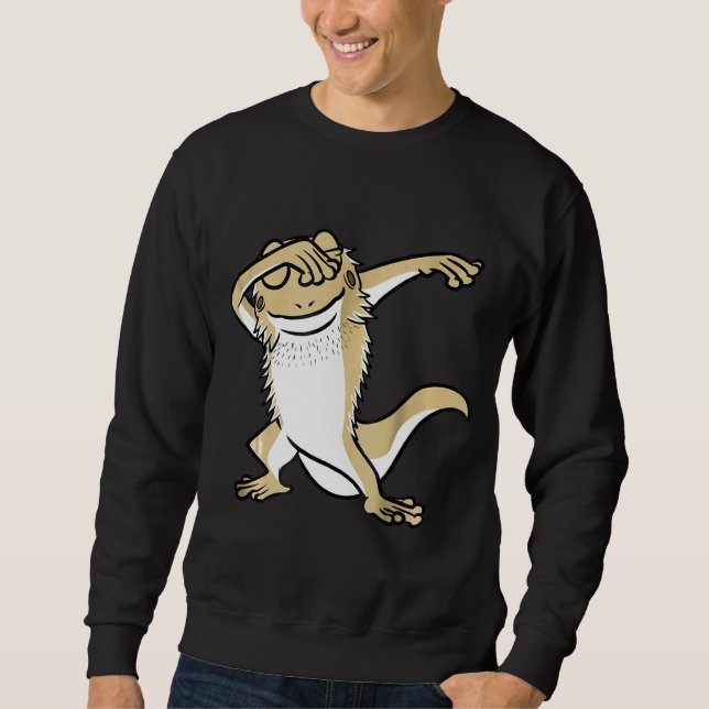 Sudadera Dabbing Bearded Dragon Dab Dance  Animal (Anverso)