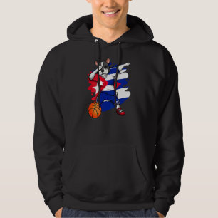 Sudadera Dabbing Bulldog francés Cuba Ventilador de balonce