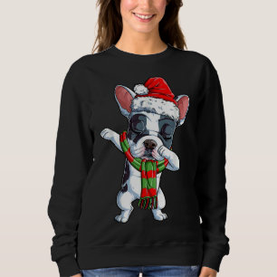 Sudadera Dabbing Bulldog francés Santa Navidades Niños Niño