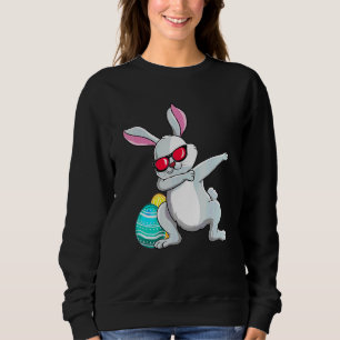 Sudadera Dabbing Bunny Easter Day Rabbit Eggings Hunting Da