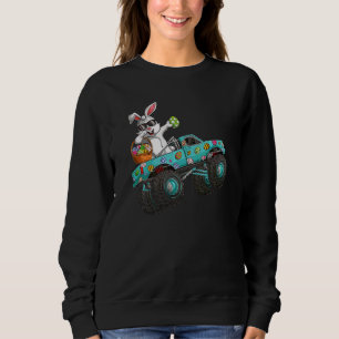 Sudadera Dabbing Bunny Happy Easter Monster Camión Niños